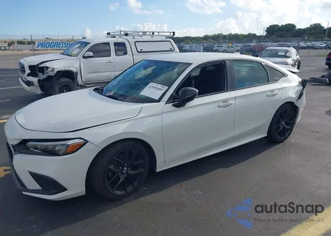 2022 Honda Civic Sport из США, поврежденный, VIN 2HGFE2F50NH552936